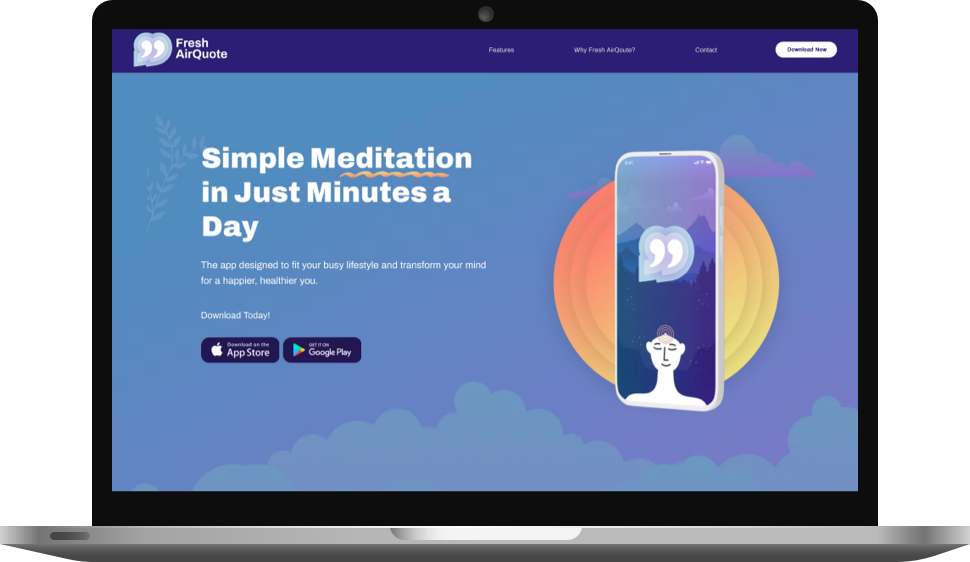 Fresh AirQuote Website